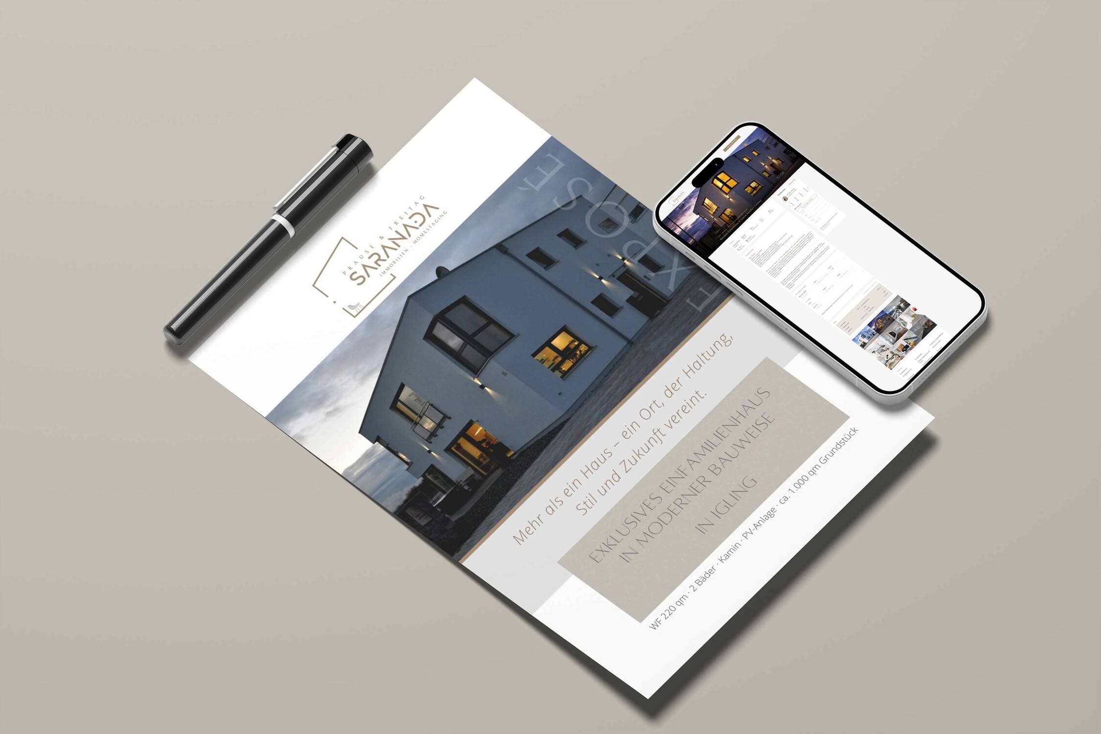 Immobilien Prause und Freitag Immobilien Online Expose Design Präsentation Immobilienmarketing