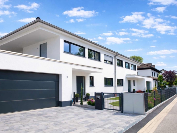hochwertiges einfamilienhaus germering garage und einfahrt