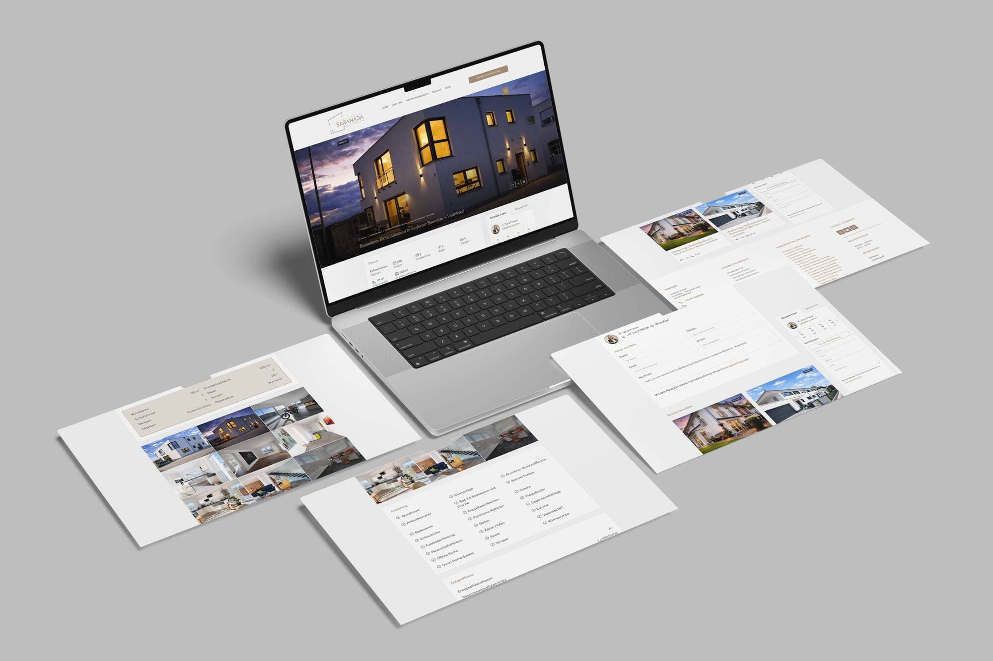 Immobilien Prause und Freitag Online Expose Design