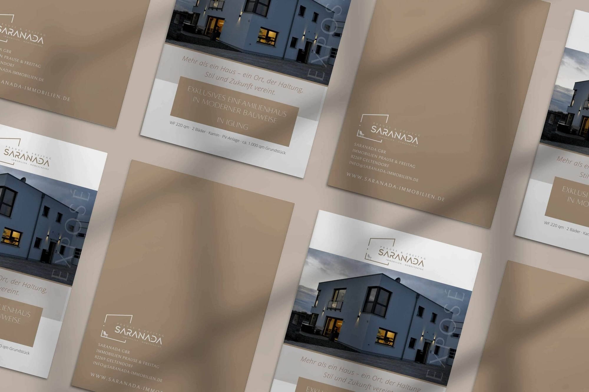 Immobilien Prause und Freitag Immobilien Expose Präsentation Immobilienmarketing Broschüre