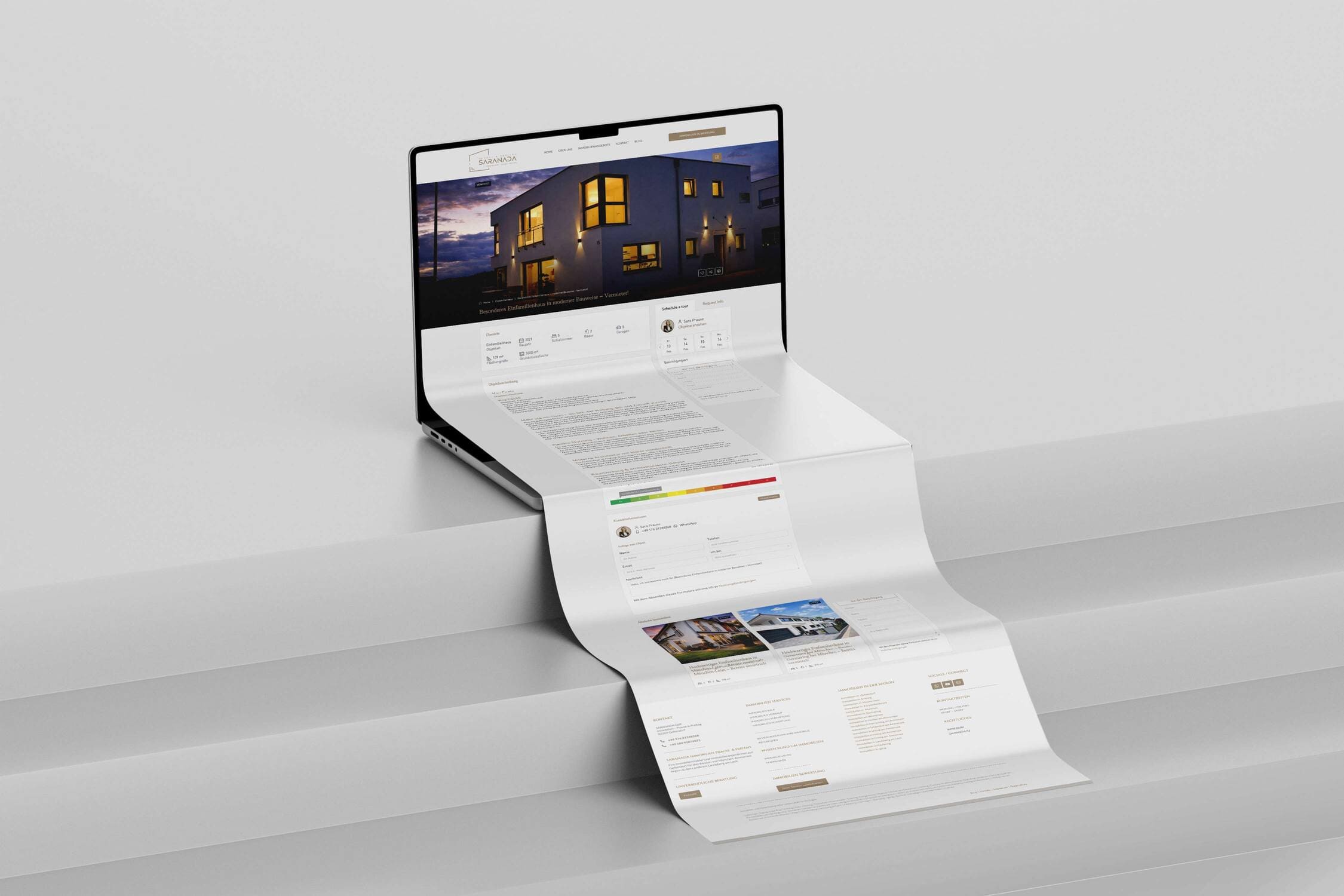 Immobilien Prause und Freitag Immobilien Online Expose Design Präsentation Immobilienmarketing