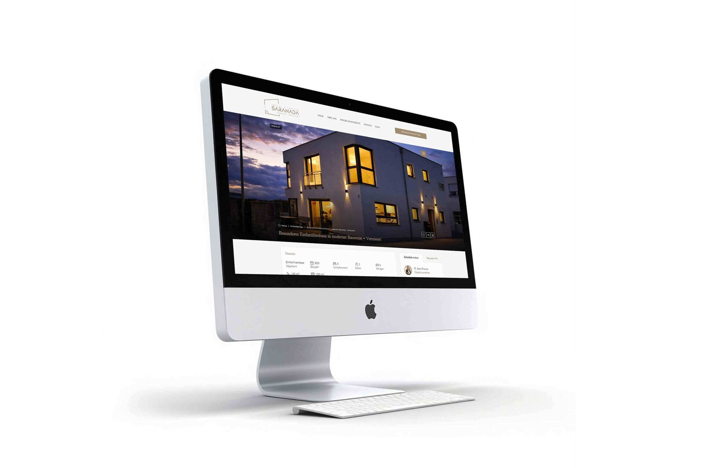 Immobilien Prause und Freitag Immobilien Online Expose Design Präsentation Immobilienmarketing