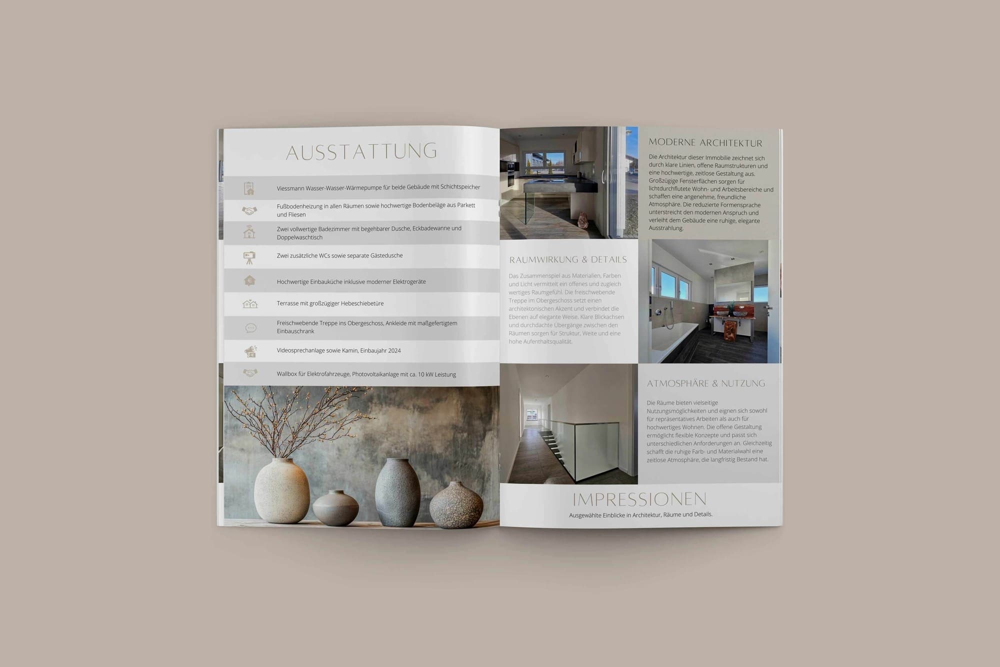 Immobilien Prause und Freitag Immobilien Expose Präsentation Immobilienmarketing Broschüre