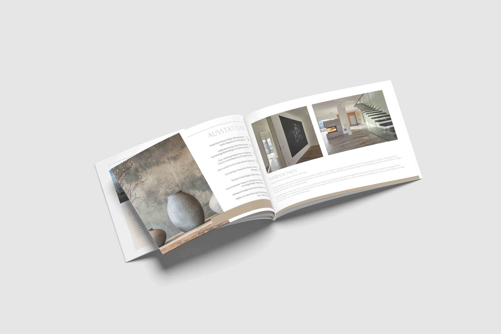 Immobilien Prause und Freitag Immobilien Expose Präsentation Immobilienmarketing Broschüre