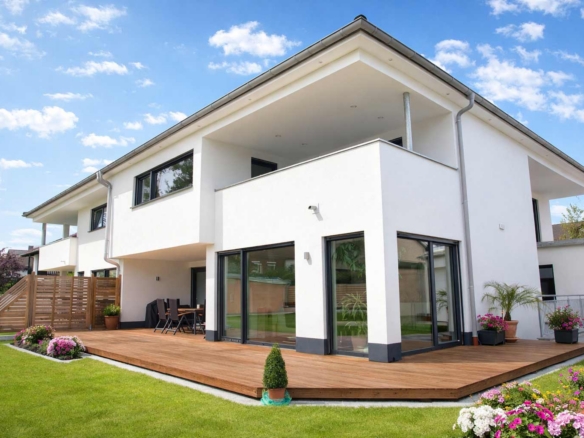 luxurioeses einfamilienhaus germering bei muenchen aussenansicht
