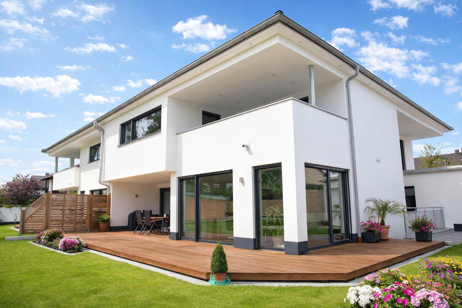 luxurioeses einfamilienhaus germering bei muenchen aussenansicht
