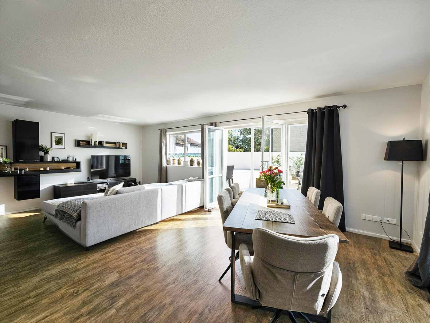 3 zimmer wohnung untermeitingen wohn essbereich