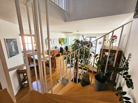 treppenhaus innenansicht doppelhaus landsberg am lech miete immobilie