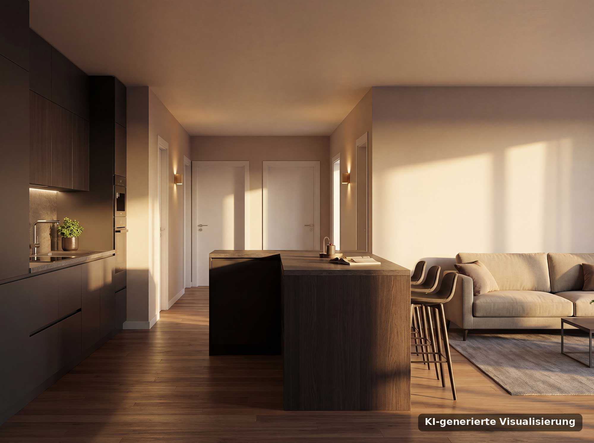 neubau kaufering innenraum offenes wohnen 2